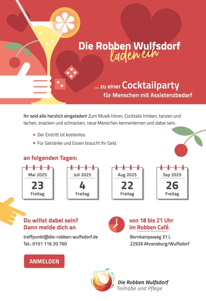 Cocktailparty 2025 🍸 – Plakat/Flyer als Vorschau (PDF öffnen)